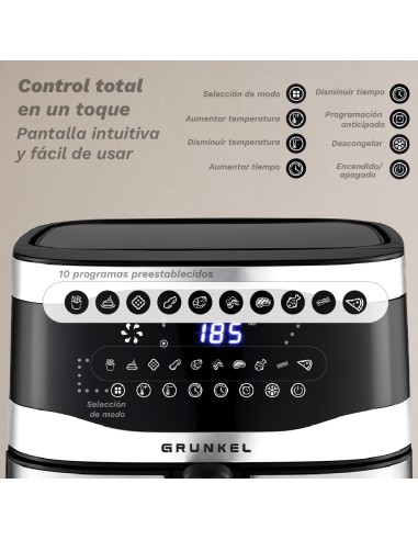 FREIDORA AIRE GRUNKEL MAXISTEELFRYER