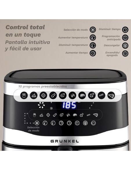 FREIDORA AIRE GRUNKEL MAXISTEELFRYER