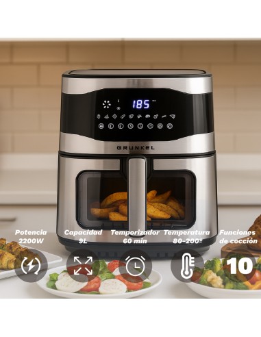 FREIDORA AIRE GRUNKEL MAXISTEELFRYER