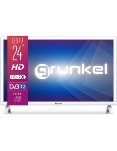 Televisor de 24" blanco Grunkel