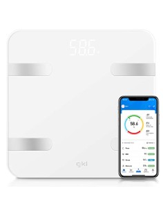 Báscula fitness con bluetooth FITBLUE 300 WHITE Grunkel