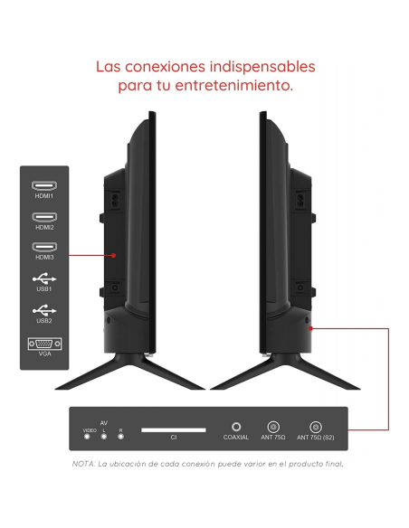 Televisor LED de 24 Pulgadas HD - LED-24 IV2 Grunkel